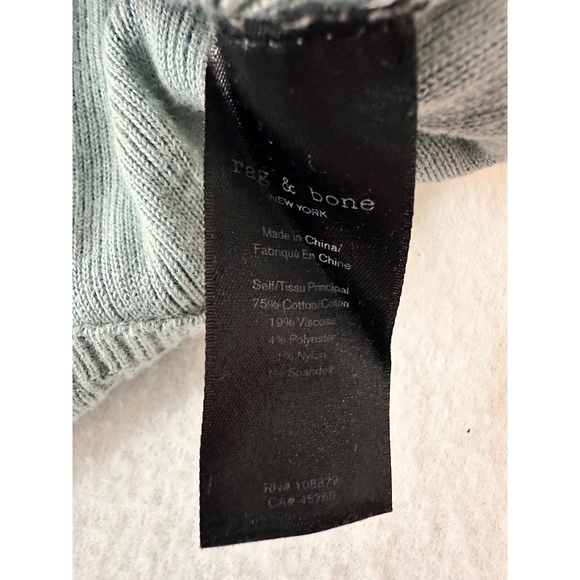 Rag & Bone Lark Colorblock Ribbed Crewneck Sweater, NWOT, SP - Picture 7 of 12